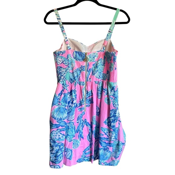 Lilly Pulitzer Ardleigh Pink Pout Barefoot Princess Dress Seashell Pattern - Picture 9 of 14